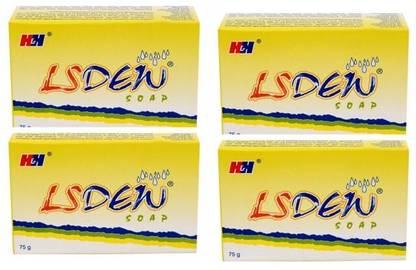 h & h LS Dew soap - 75 gm, Pack Of 4