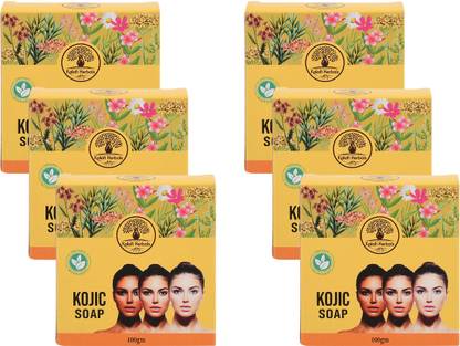 Kalah Herbals Kojic Acid Soap for Skin whitening & Brightening - Pigmentation ,Tan Removal