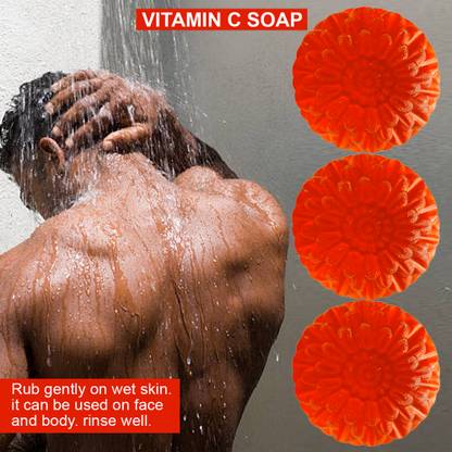 TERIHAR Antioxidant Vitamin C Soap (100GM) (PACK OF 3)
