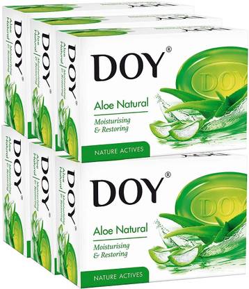 Doy Aloe Natural Soap, 125g (Pack Of 6)