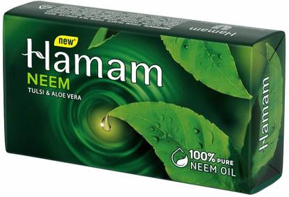 HAMAM 100% Pure Neem Oil Soap Bar