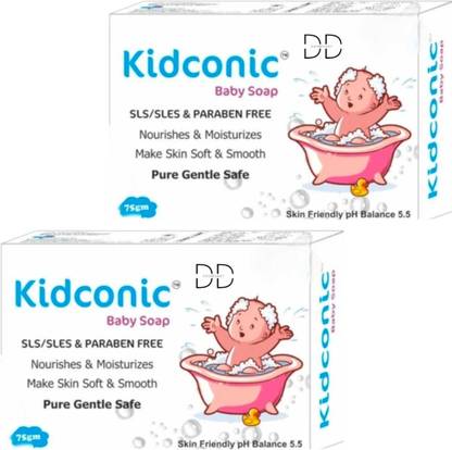 DOOMSDAY KID-CONIC BABY SOAP PURE GENTLE SAFE FOR BABIES SOFT & SMOOTH SKIN PACK OF 2