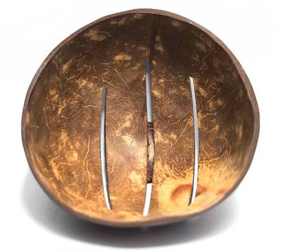 The Bare Bar Coconut Shell Soap Dish Without Stand