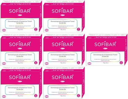 Sofibar Bar With Skin Friendly pH 5.5 (Pack of 7)