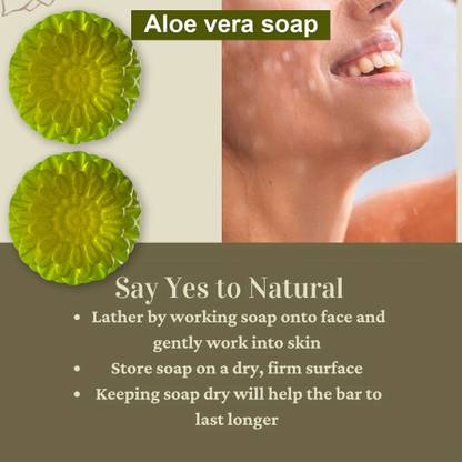 TERIHAR Aloe Vera & Avocado Oil Soap (100GM) (PACK OF 2)