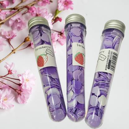 zoween 3 tube bottle strawberry flavoured hand wash paper soap | travel soap