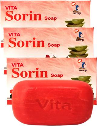vita Sorin Ayurvedic soap with 11 Herbs For Anti-fugal and Antiseptic