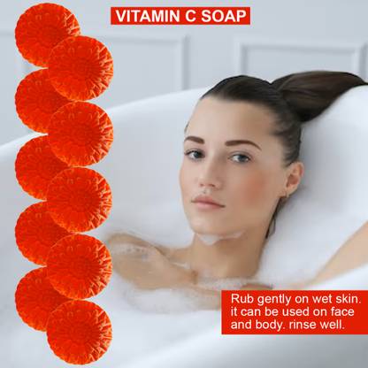 TERIHAR Lemon Zest Vitamin C Bathing Soap (100GM) (PACK OF 10)