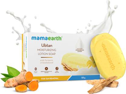 Mamaearth Ubtan Moisturizing Lotion Soap | Removes Tan | Benefits of Lotion in a Soap