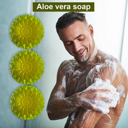 CHITAKSH Aloe Vera Soap with Honey (100GM) (PACK OF 3)