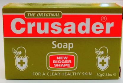 THE ORIGINAL CRUSADER SOAP- ( FOR A CLEAR HEALTHY SKIN-80 GRAM