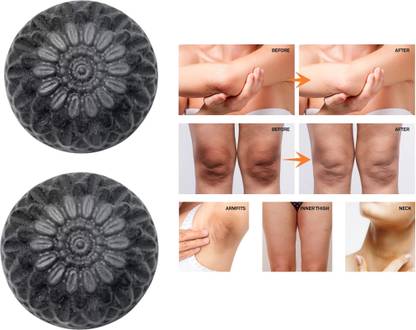 CHITAAKSH Activated Charcoal Bath Soap, Anti-Pollution Effect