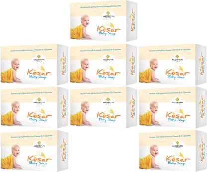 MORVIN Kesar Baby Soap (Pack of 9)