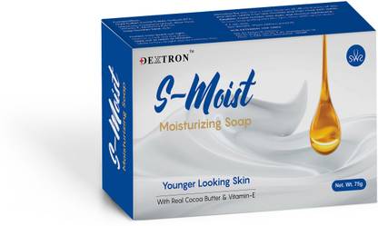 DEXTRON S-Moist Cream Beauty Bar - Soft, Smooth, Moisturized Skin