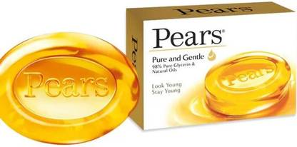 Pears Pure and Gentle Soap Bar, 60g Pack of 5
