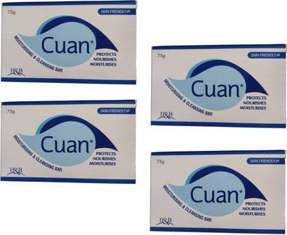 CUAN Cleansing & Moisturizer bar with almond oil, 75G