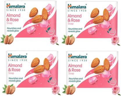 HIMALAYA Almond & Rose Soap (4X125g)