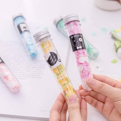 eiliaz Tube Shape Bottle Paper Soap Clean Soft Bath For Travel (Pack Of 2)