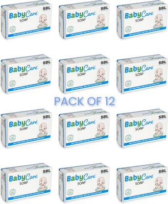 SBL Baby Care Soap Pack of 12 (75 GM×12) Best Care For Your Baby Say Bye To Tears