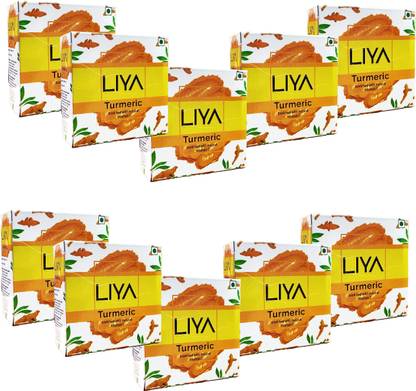 liya Turmeric Soap Antioxidant Antiseptic Reduces Acne Pimples Remove Dead Skin Cell