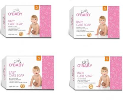 Nykee Winfinith O'BABY Care Soap With Butter Moisturies Pure Gentle Safe (pack of 4)
