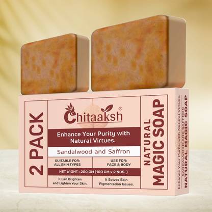 CHITAAKSH Natural Magic Soap – Herbal Skincare for Deep Cleansing & Hydration