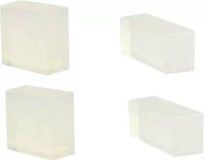 mihai ग्लिसरीन अल्ट्रा क्लियर मेल्ट एंड पोर सोप बेस 100gm X 4 बार्स