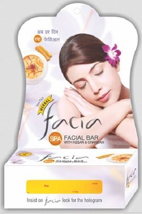 Ratan's Facia Luxury Bathing Bar With Kesar Chandan 25gm-Pack of 12