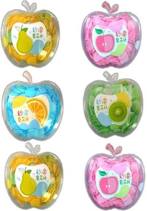 RAZY Flavour Design Apple Shape Bottle Paper Soap Clean Soft Bath For Travel