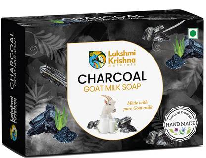 Lakshmi Krishna Goat Milk Charcoal Soap