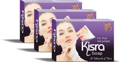 KISRA Pimple Care Soap for Acne, Sun Tan, Blemishes, Fine Line, Darkspots |Men, Women