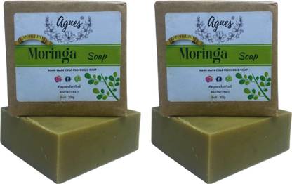 AGNES Moringa Soap | Cold Processed Hand Made Soap| Eczema, Anti Aging, Pimple