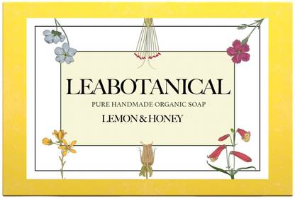 Leabotanical Lemon & Honey Soap | Clear skin | Brighten & Glowing skin tone | Handmade