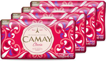 Camay Classic Carnations and Roses Beauty Soap with Indulging French Fragrance