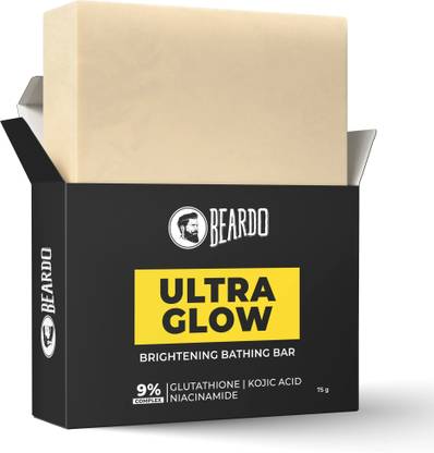 BEARDO Ultraglow Brightening Bathing Bar | Soap For Skin Whitening | Glutathione Kojic