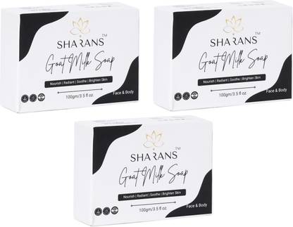 Sharans Goat Milk Soap For Women & Men with Vitamin E