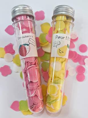 Hudabird (3 IN PACK) Soap Flower Design Tube Shape Bottle