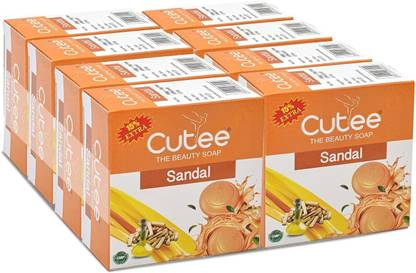 Cutee The Beauty Soap Sandal - 8 x 100 g Packs