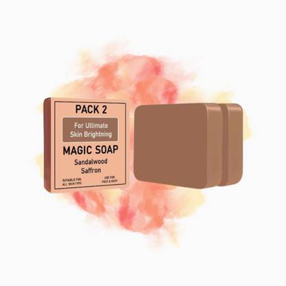 tvAt Face & Body Brightening Soap – Sandalwood Magic (2 Pack)[