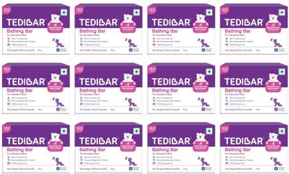 Tedibar Baby Bathing Bar 75 g x Pack of 12