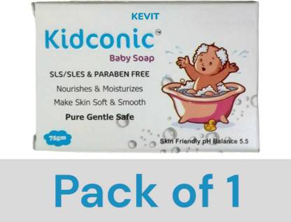 Kevit kidconic soap nourishes and moisturizes make skin soft pue gentle safe