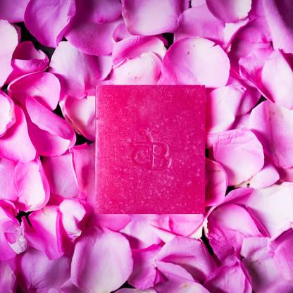 BLISSBAE Bathing Soap Rose & Shea Butter Handmade 100% Pure Natural & Cold processed Bar