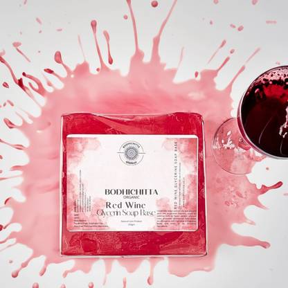 Bodhichitta Red Wine Glycerin Soap Base Melt & Pour 100% Pure & Natural 250g