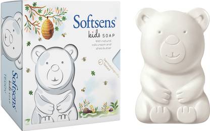 Softsens Teddy Bear Kids Soap|Gentle & Nourishing with Shea Butter & Milk Cream