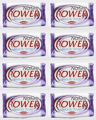 nature power Beauty Soap Lavender with 76% TFM Pack of 8