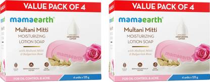 Mamaearth Multani Mitti Moisturizing Lotion Soap with Multani Mitti & Bulgarian Rose
