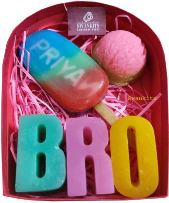 Swankits Rakhi Theme Soap Hamper for Brothers