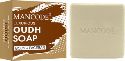 MANCODE Luxurious Oudh Bath Soap with oudh Perfume Fragrance for Refreshing Skin