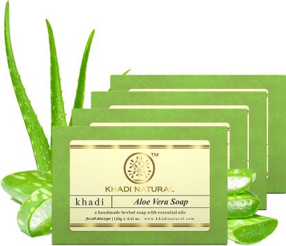 KHADI NATURAL Herbal Aloevera Soap  (500 g) at Rs. 170