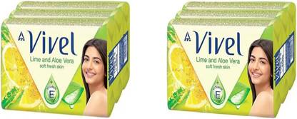 Vivel Lime and Aloe Vera Soap 150g x 6pc = 900g.